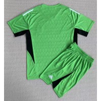 Billiga Argentina Målvakt Barnkläder Hemma fotbollskläder till baby VM 2022 Kortärmad (+ Korta byxor)